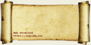 Ksenija Aćimac vizit kartica